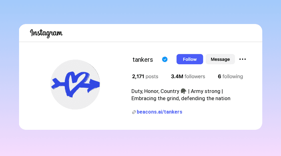 Army Instagram Bios samples